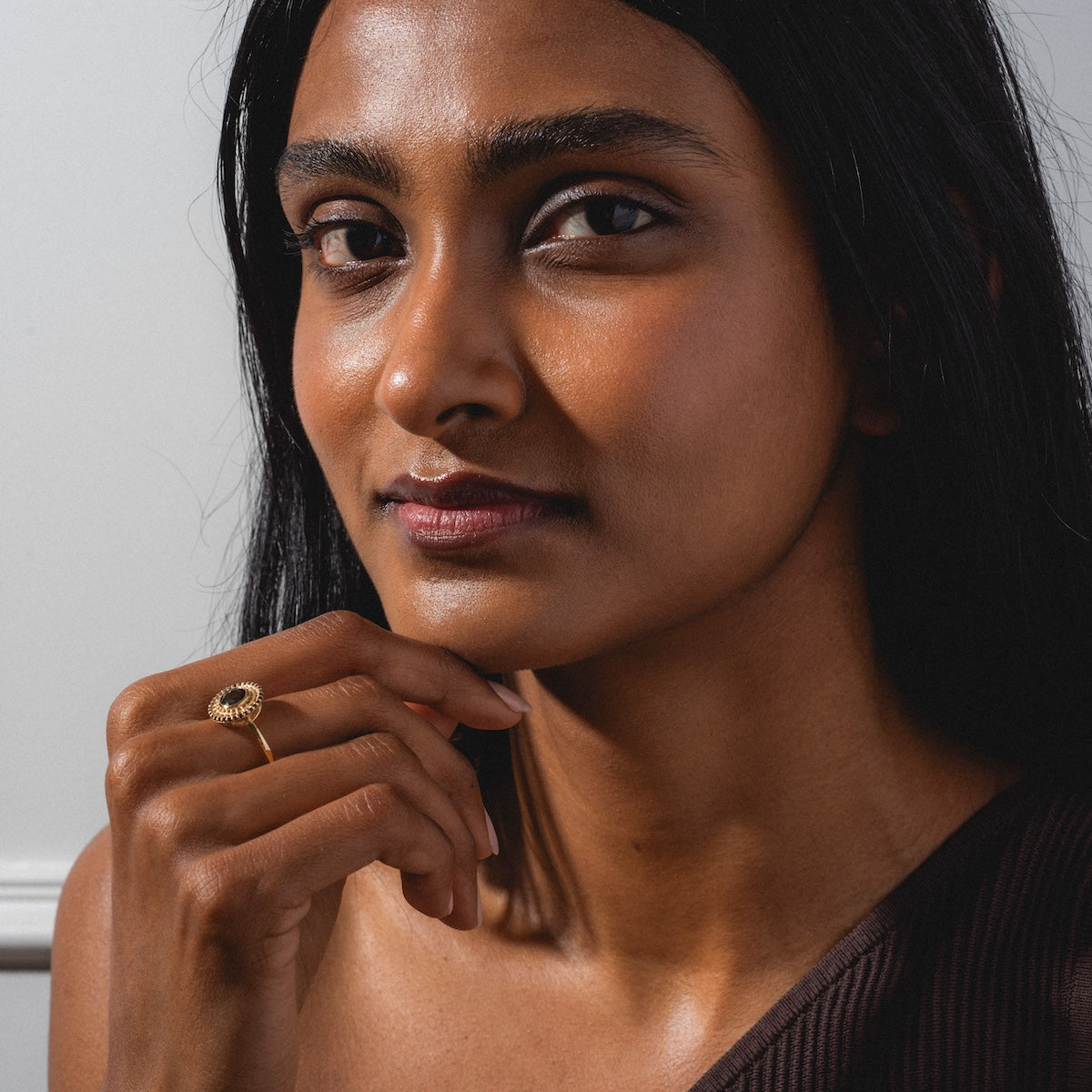 Tantallon Black Diamond Ring-Koogrl