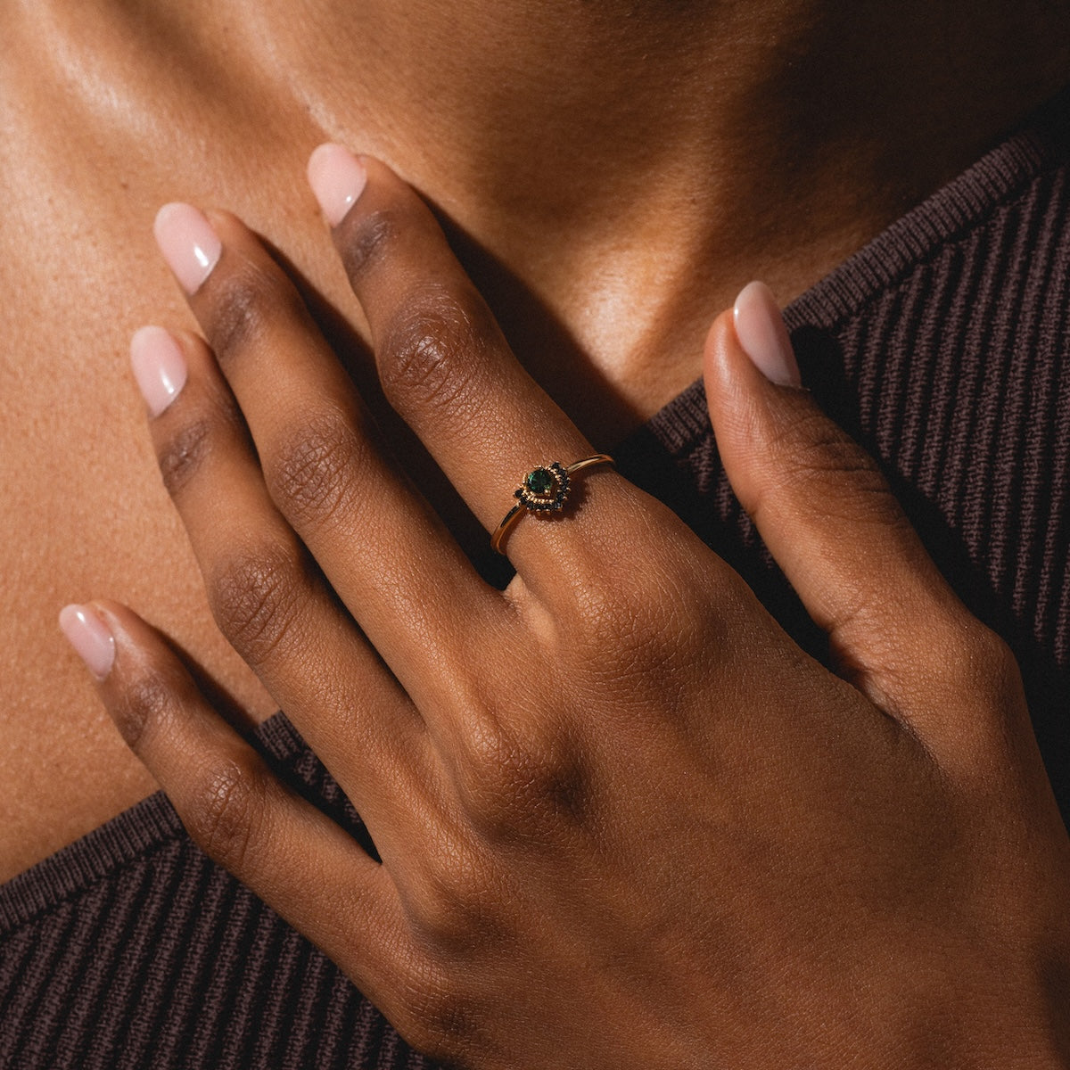 Tosia Black Diamond Ring-Koogrl