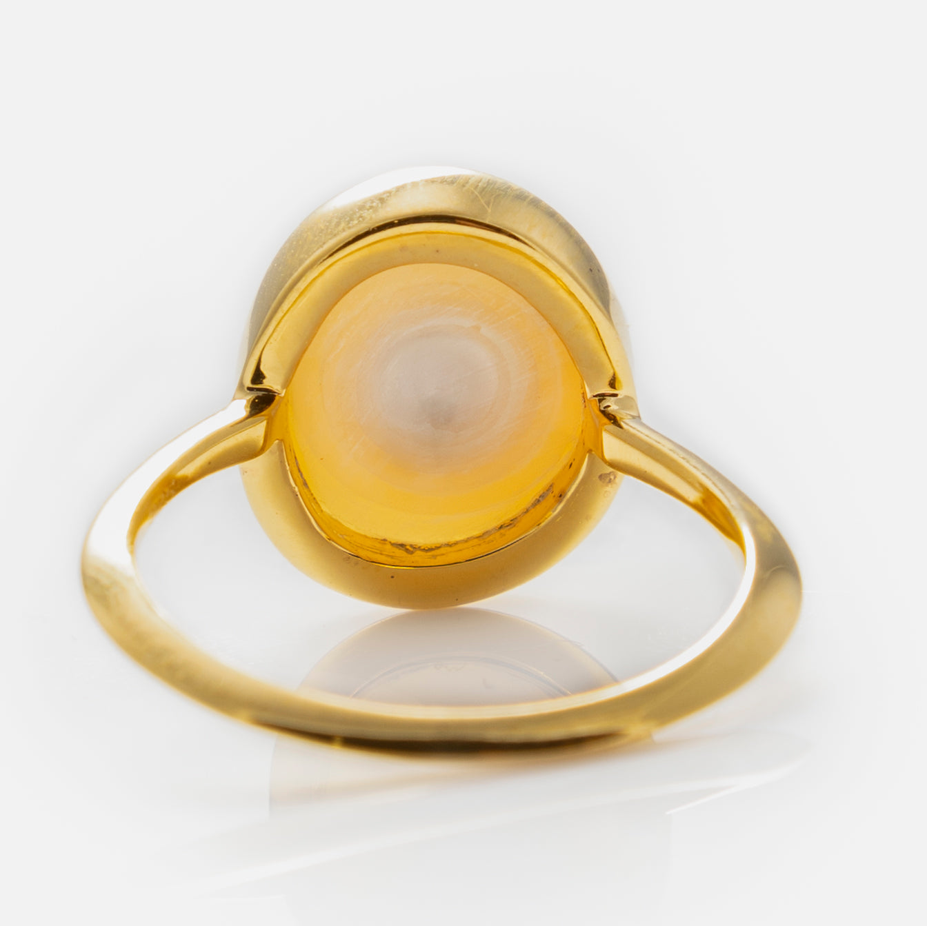 Simple Semi Precious Pearl Ring-Koogrl