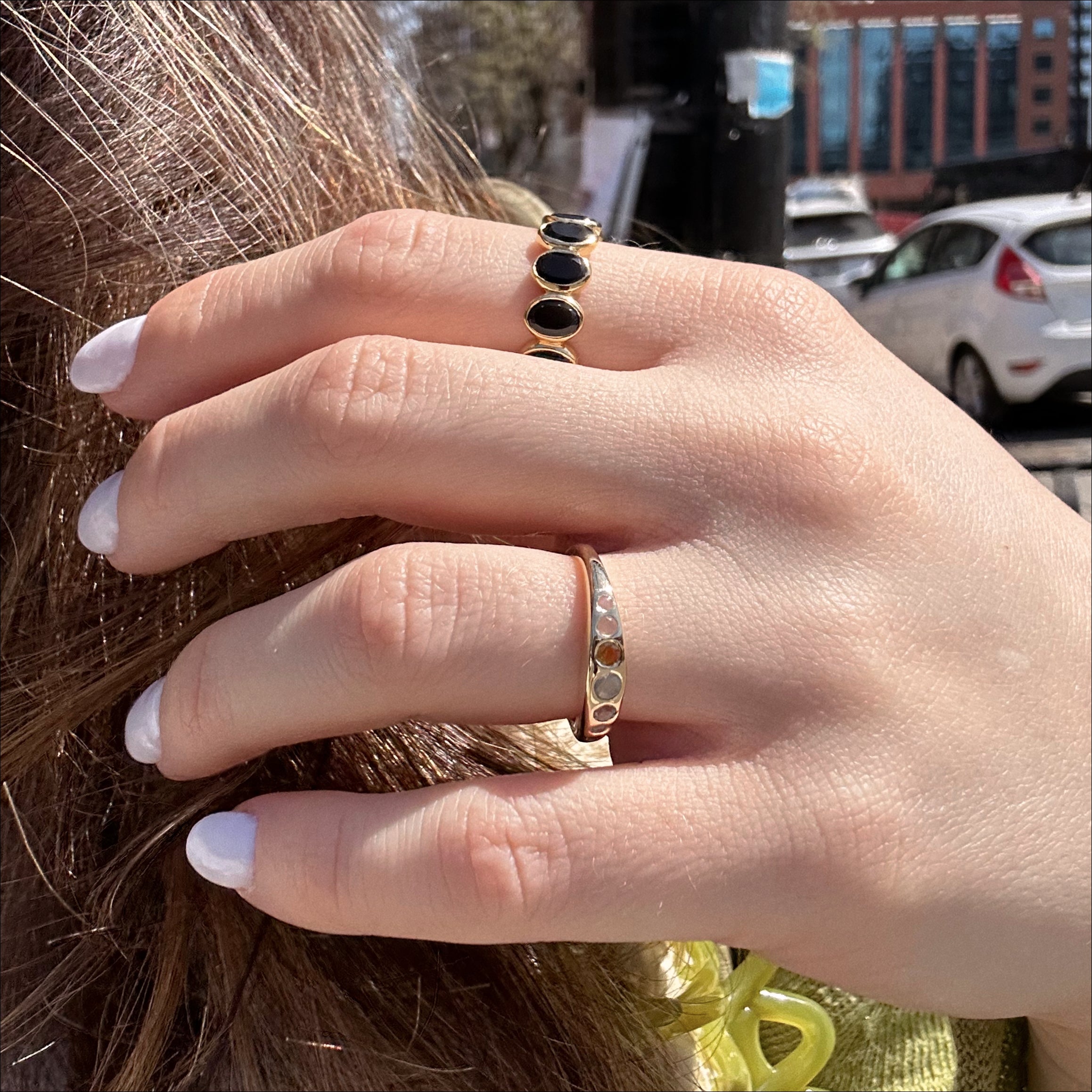 Violeta Black Onyx Ring-Koogrl