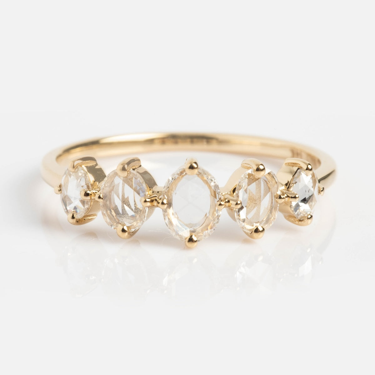 Nadine Ring with Rose Cut Diamonds-Koogrl