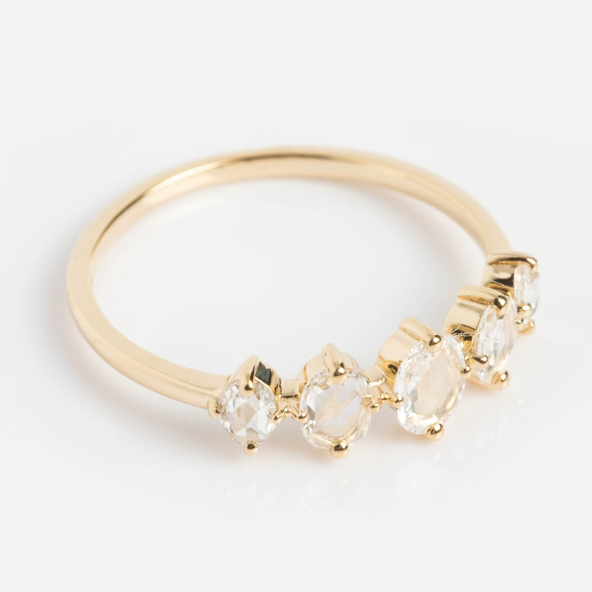 Nadine Ring with Rose Cut Diamonds-Koogrl