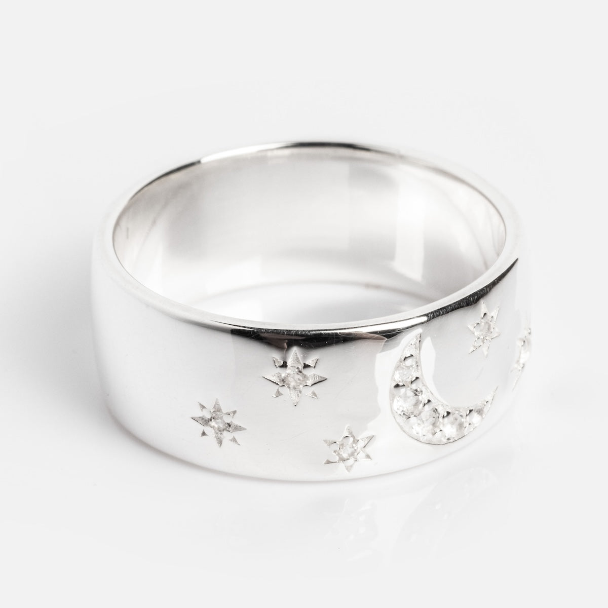 Silver Night Sky Cigar Band-Koogrl