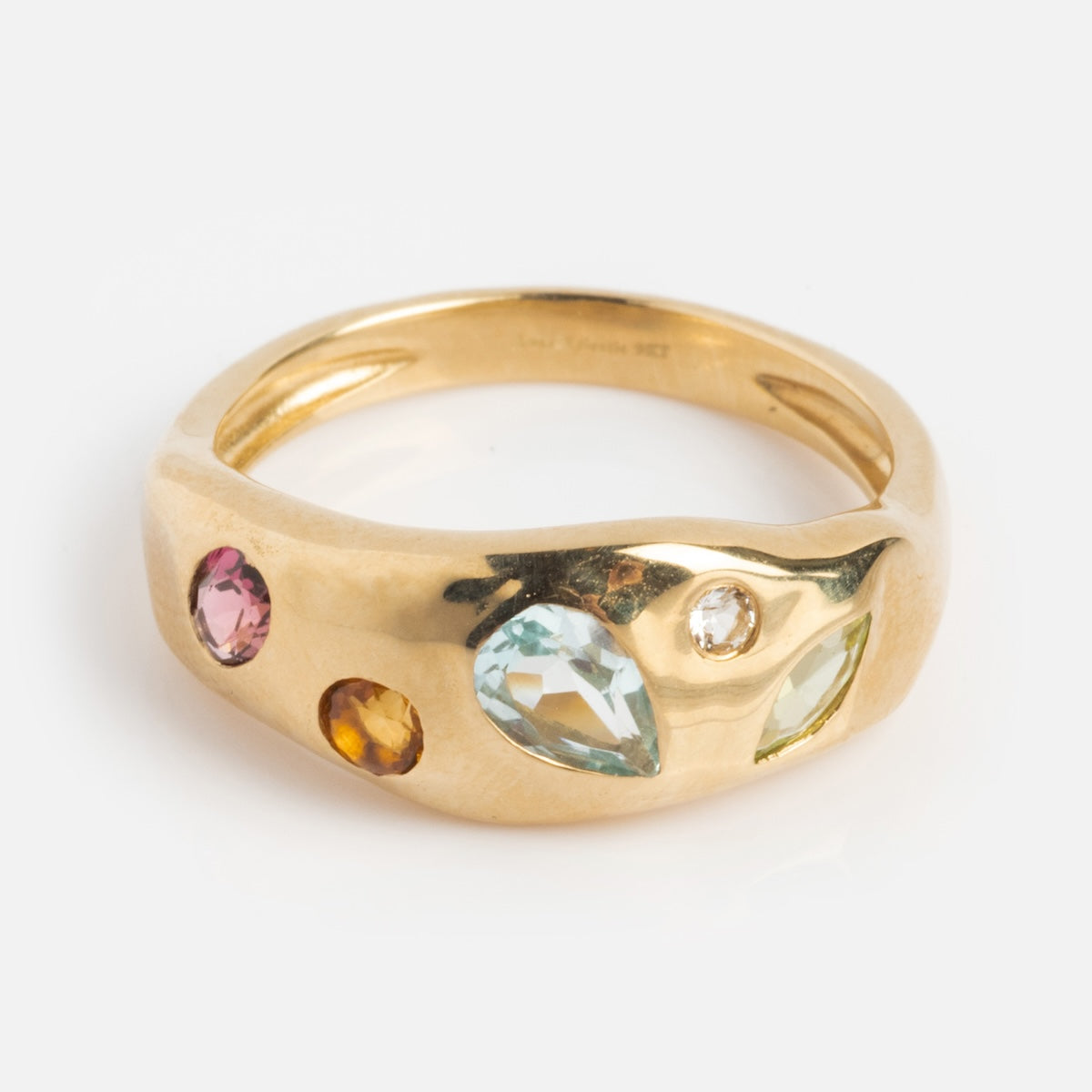 Solid Gold Bold Organic Dawn Band-Koogrl