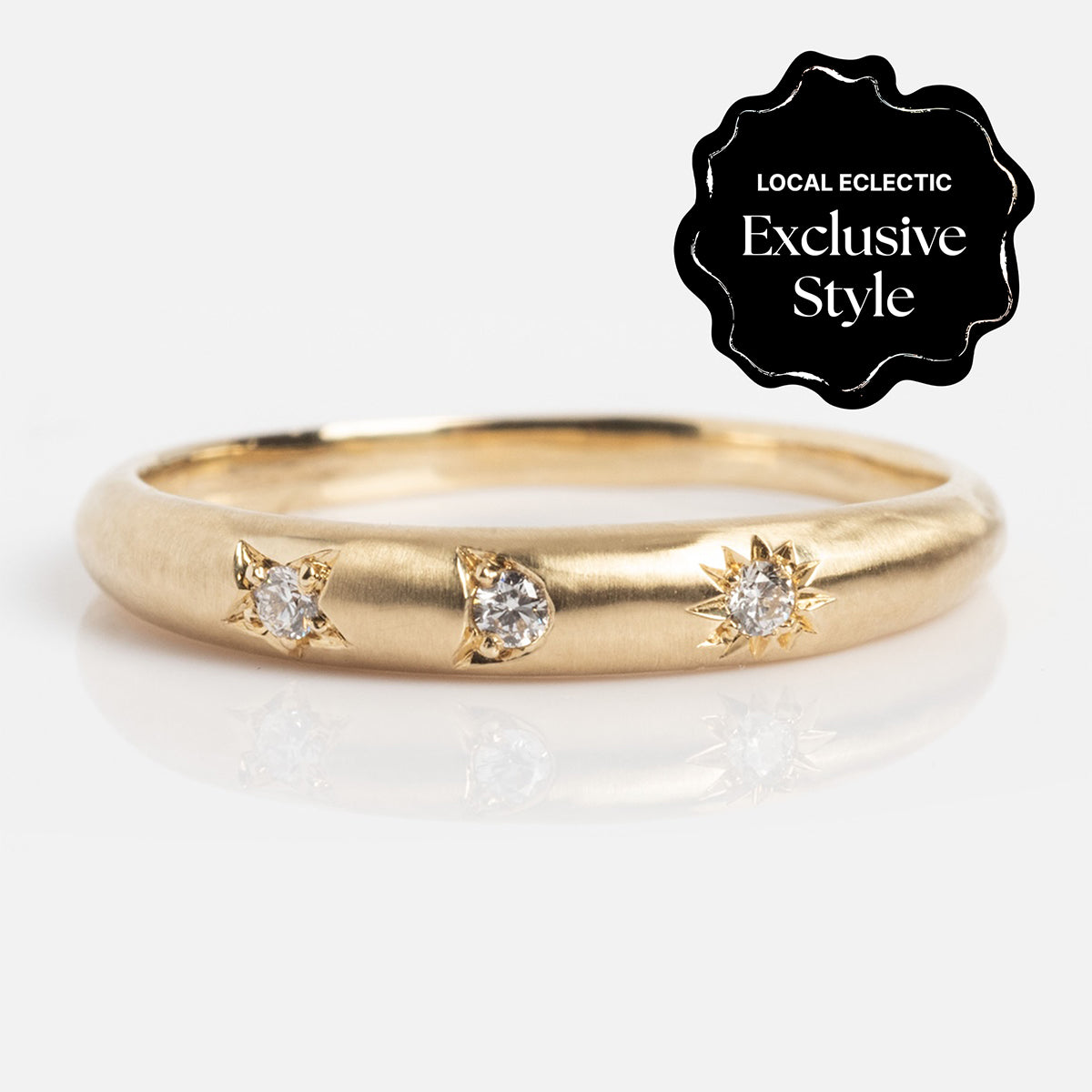 14k You are my Sun Moon and Star Diamond Band-Koogrl