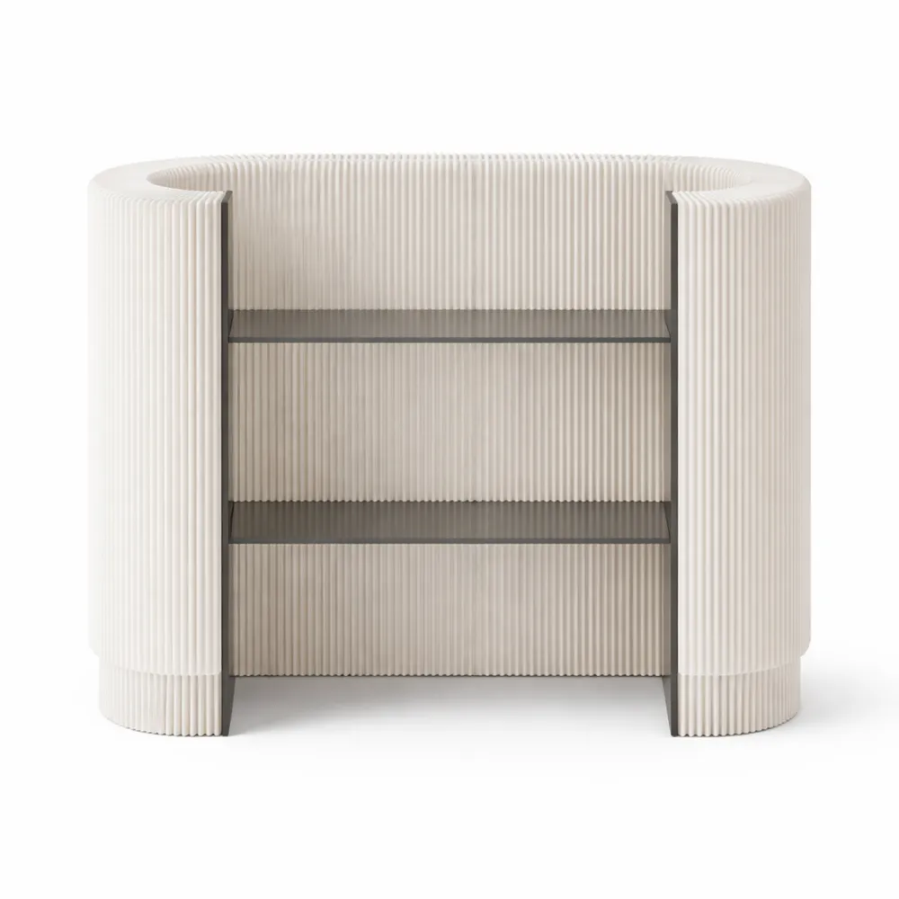 Bancone moderno per reception e spazi multifunzionali