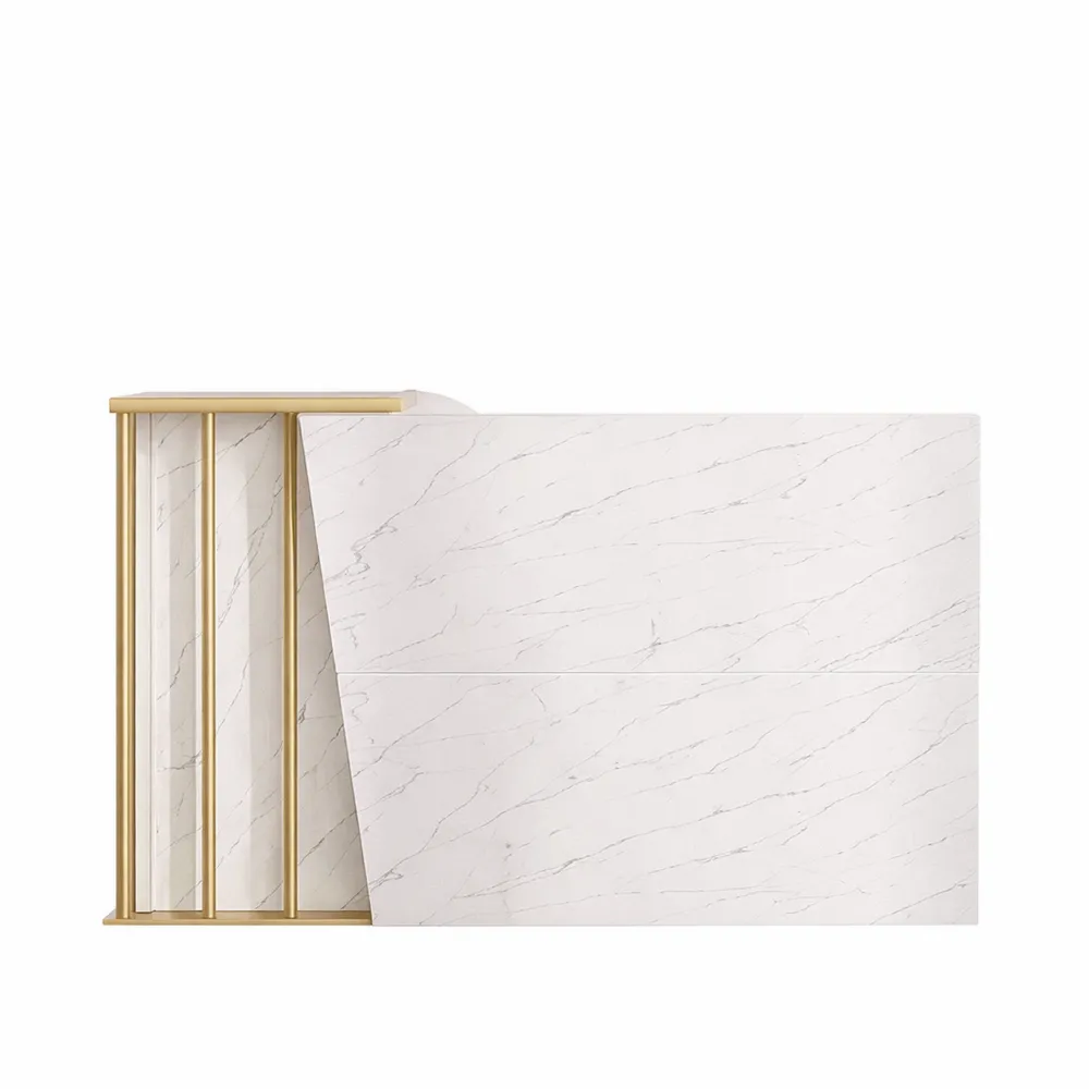 Banco reception estetico con cassetto per ufficio