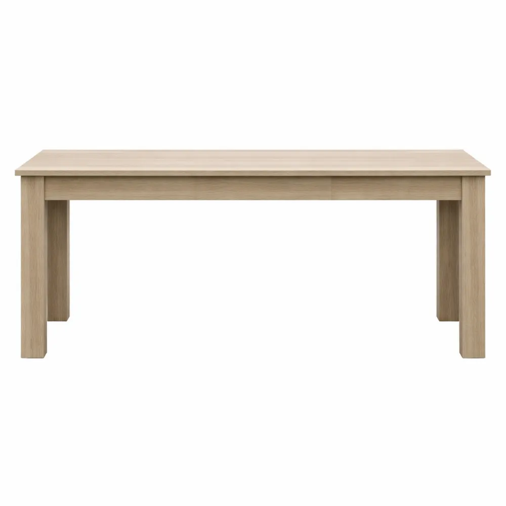 Tavolo da Pranzo Rettangolare Moderno in Legno per 4-6 Persone