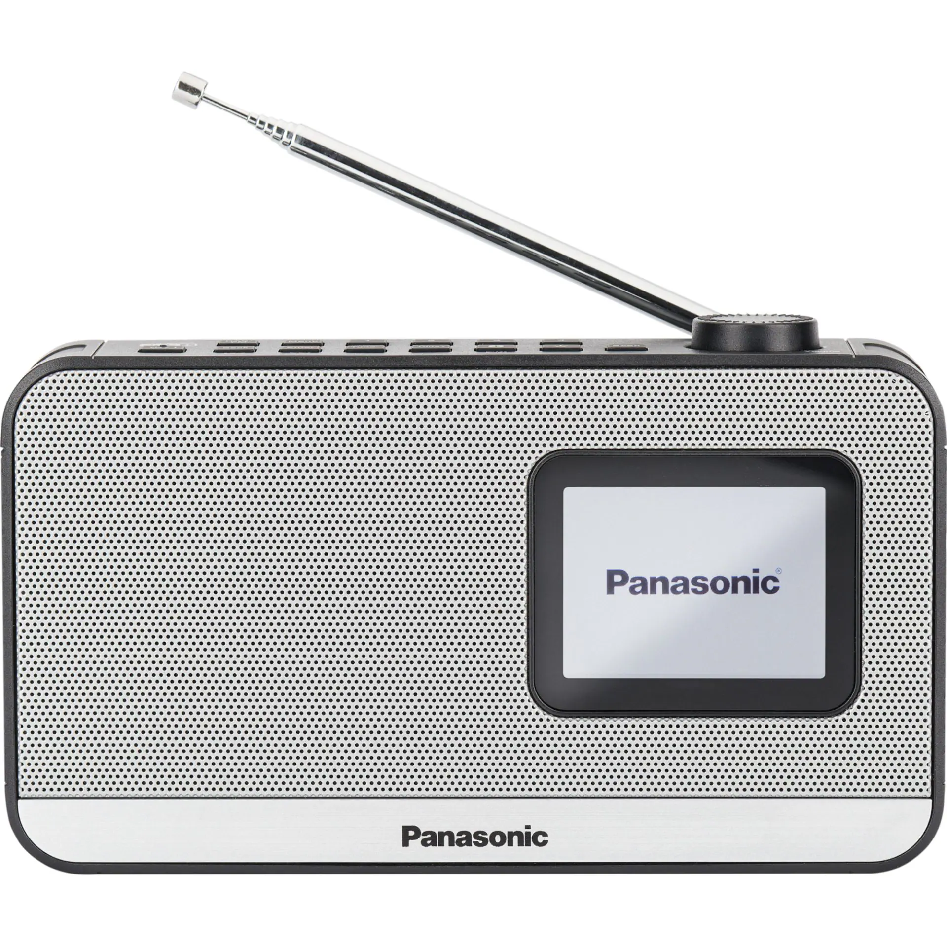 Panasonic RF-D15 prenosné DAB+ Bluetooth rádio (silný zvuk, kompaktná veľkosť, Bluetooth, 2,4” farebný displej, budík)