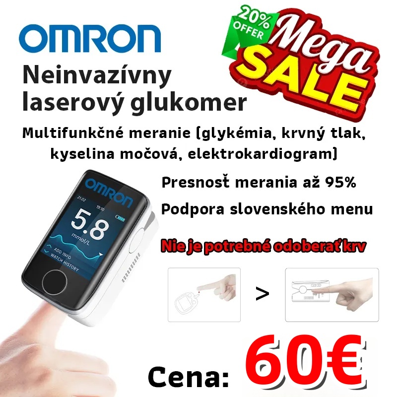 [Dovezené z Japonska]🔥🔥 Neinvazívny vysoko presný glukomer Omron