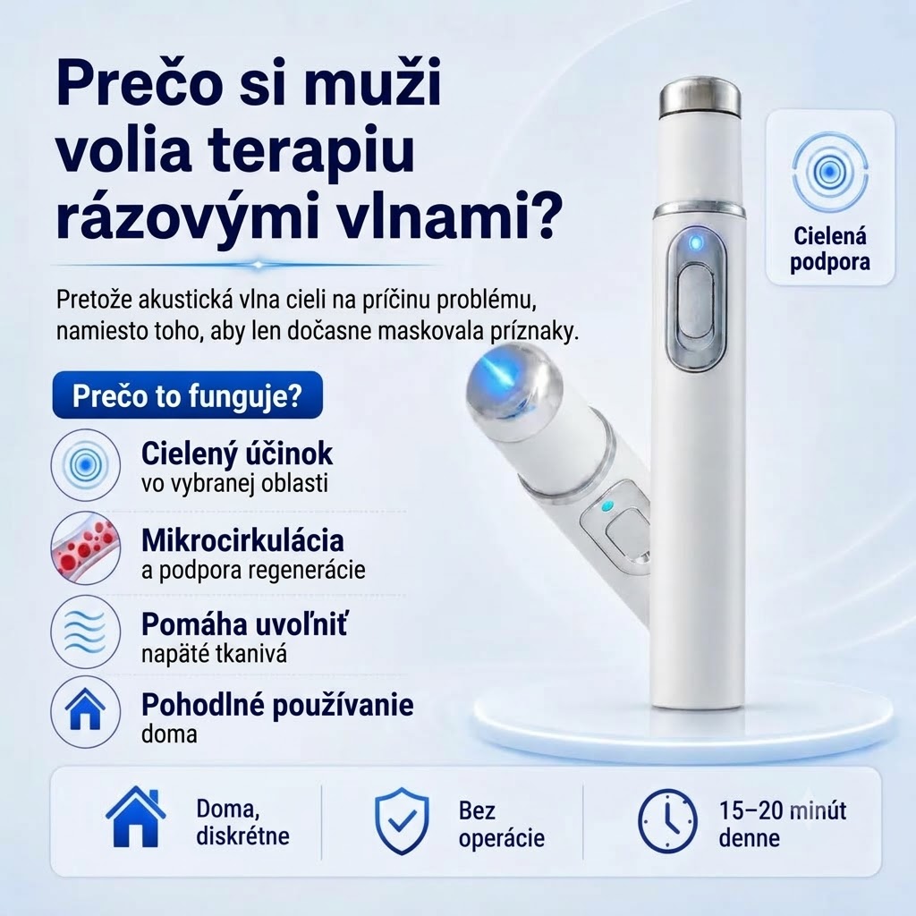 ⚡ Pokročilá terapia rázovou vlnou zlepšuje sexuálne zdravie mužov 💪 a pomáha zmierniť bolesť svalov, kĺbov a šliach 🦵