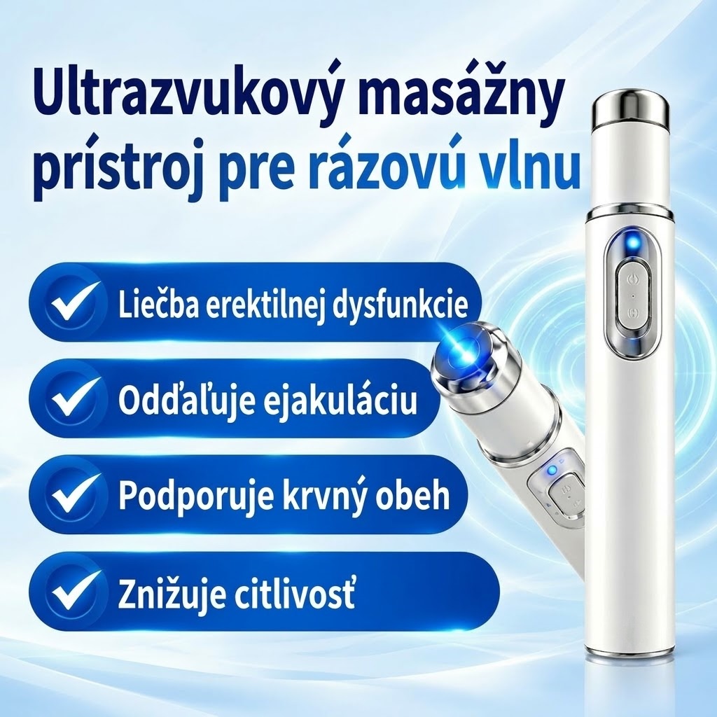 ⚡ Pokročilá technológia rázových vĺn zvyšuje mužskú vitalitu 💪 a pomáha uvoľniť napätie vo svaloch, kĺboch ​​a šľachách.