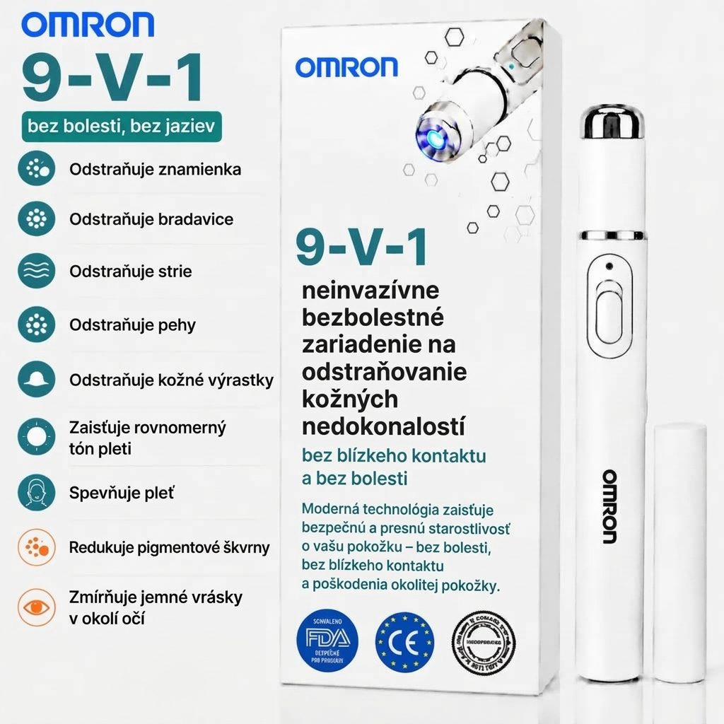 ✨ Omron™ 2026 – Multifunkčná starostlivosť o pleť novej generácie v pere: profesionálne riešenie na odstránenie znamienok a nedokonalostí. Neinvazívna technológia bez bolesti a bez jaziev pre zdravšiu a žiarivejšiu pleť. Vyrobené v USA. ✨