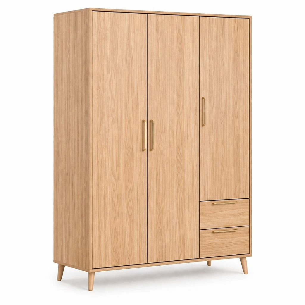 Armoire bois clair style nordique-CasaveraLiving