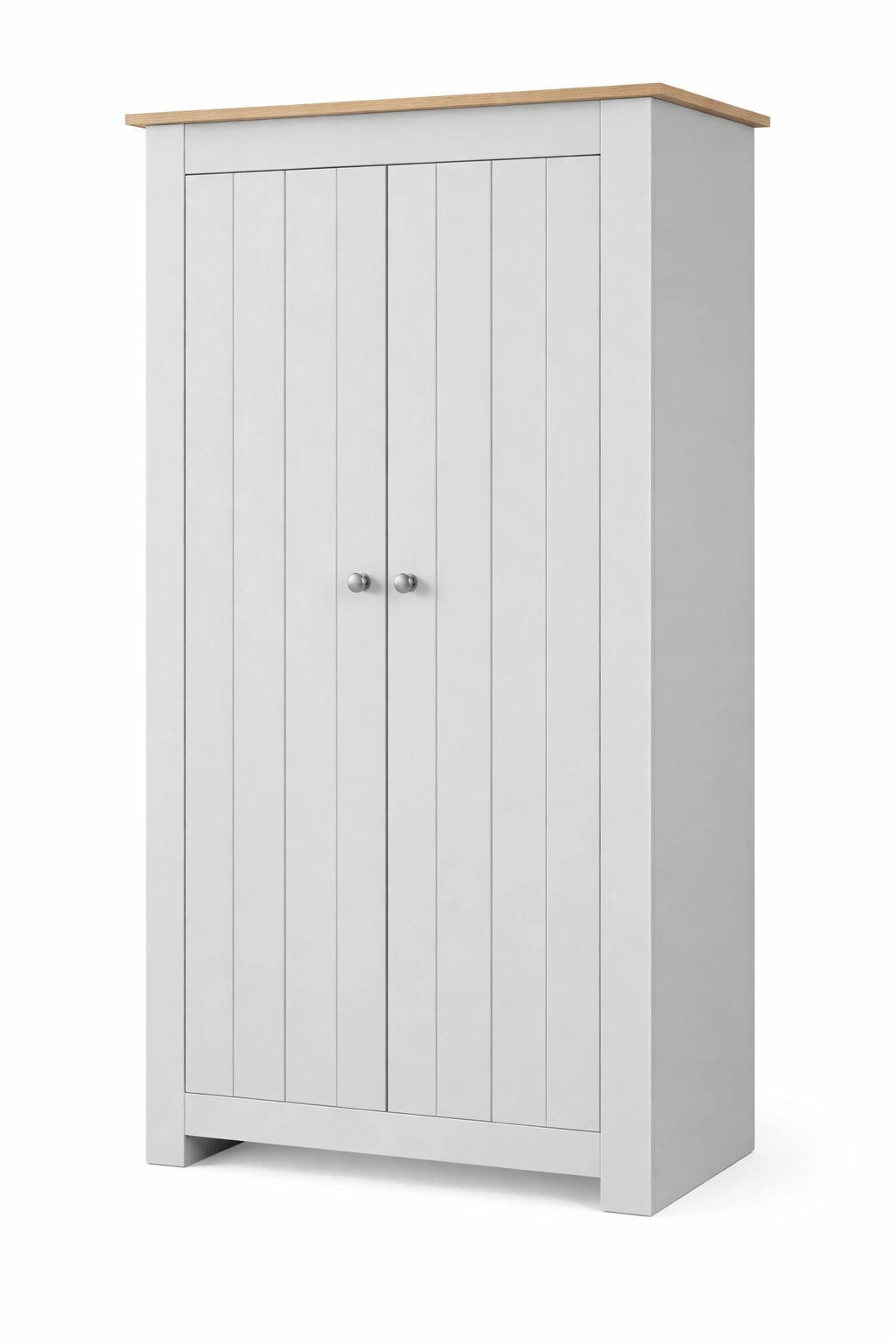 Armoire blanche avec plateau bois-CasaveraLiving