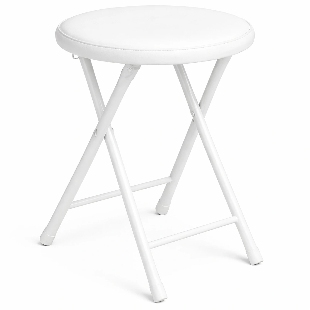 Table pliante ronde blanche-CasaveraLiving