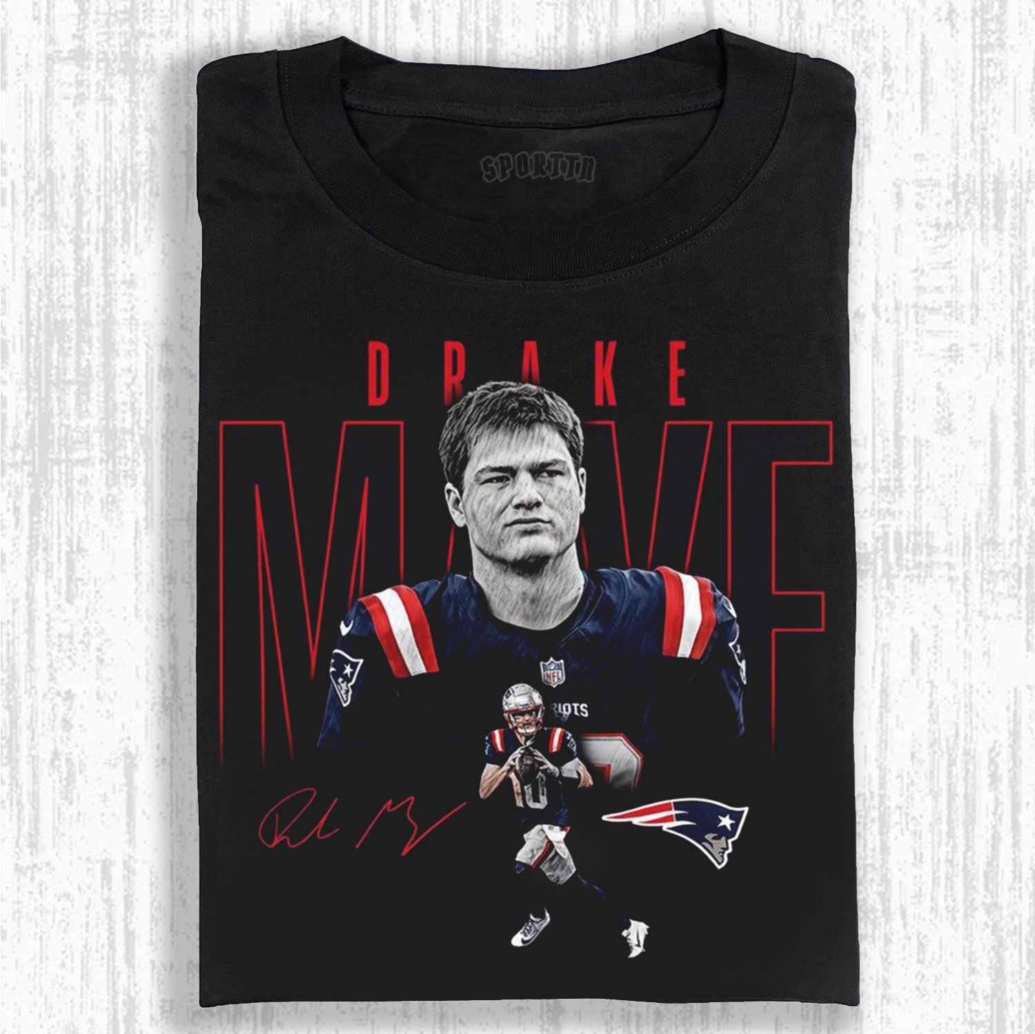 Drake Maye Tee/Sweatshirt/Hoodie