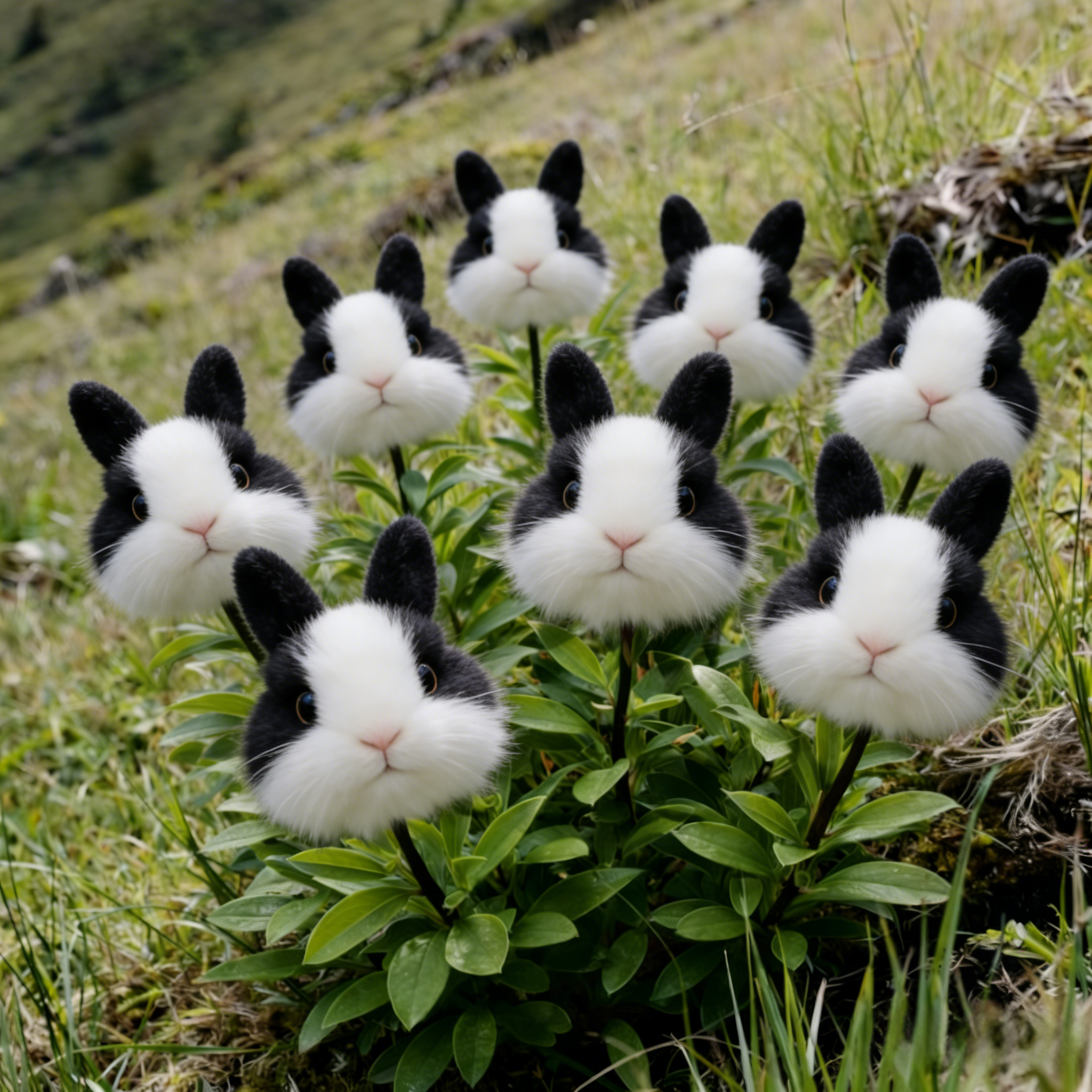 🐰 Kúzelné rastliny! Séria roztomilých očí králikov ✨