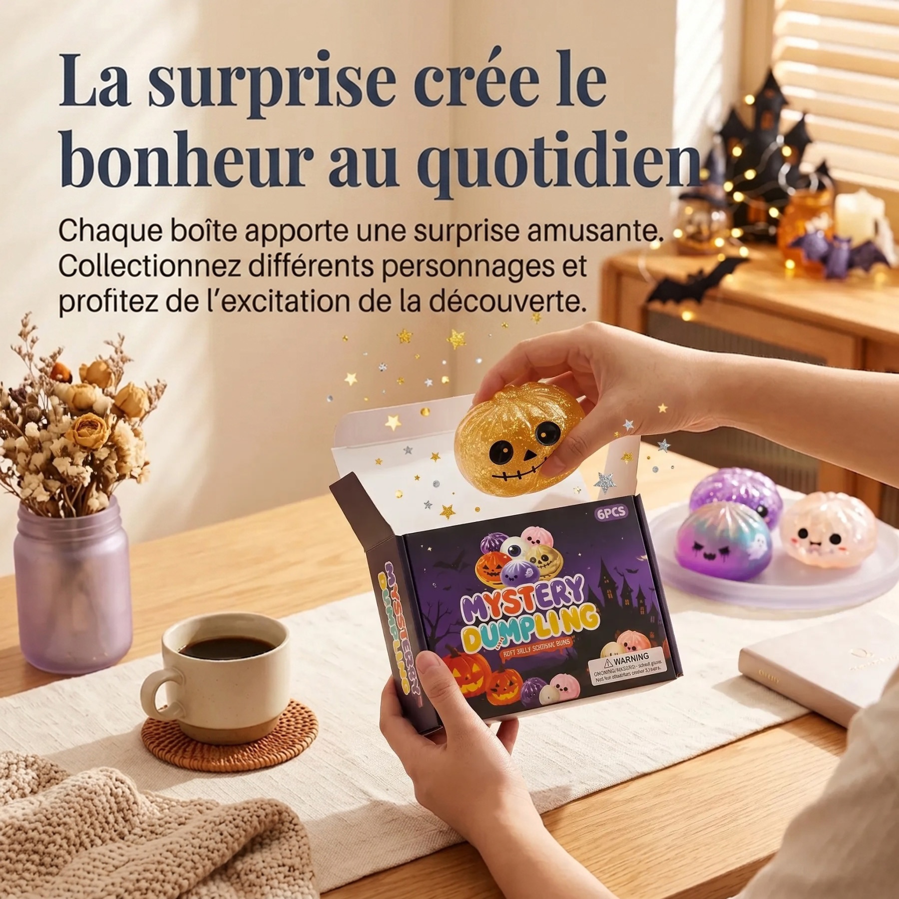 Boîte surprise Squishy Halloween 🔥