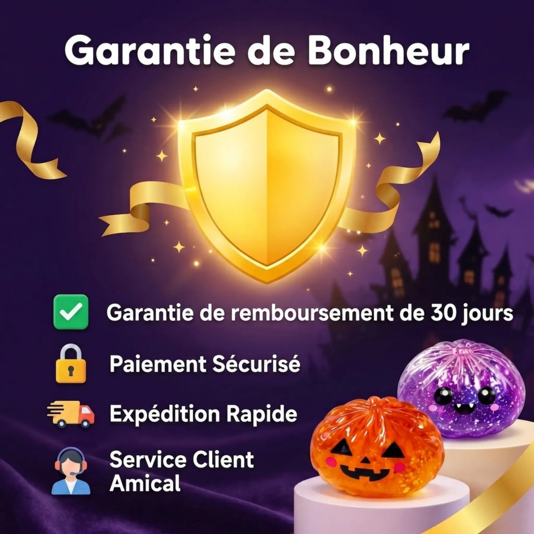 Boîte surprise Squishy Halloween 🔥