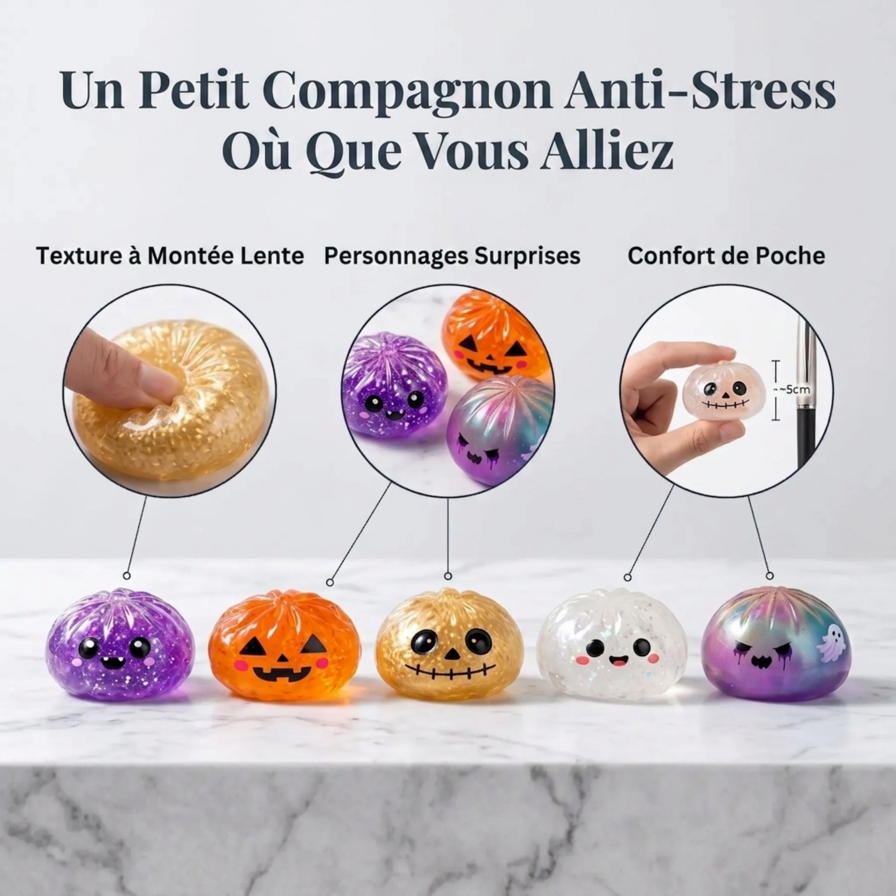 Boîte surprise Squishy Halloween 🔥