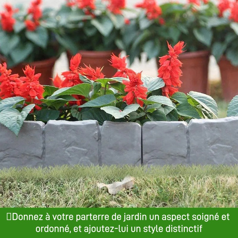 Bordure de jardin en imitation pierre – Bordure de jardin à faire soi-même