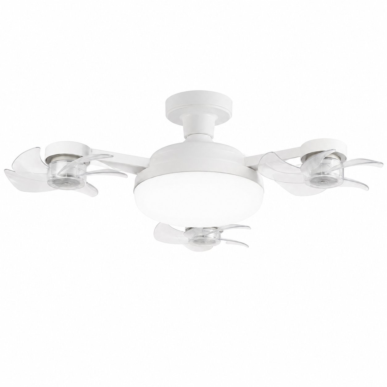 Screw-In Drone Ceiling Smart Fan with LED Light & Remote Control