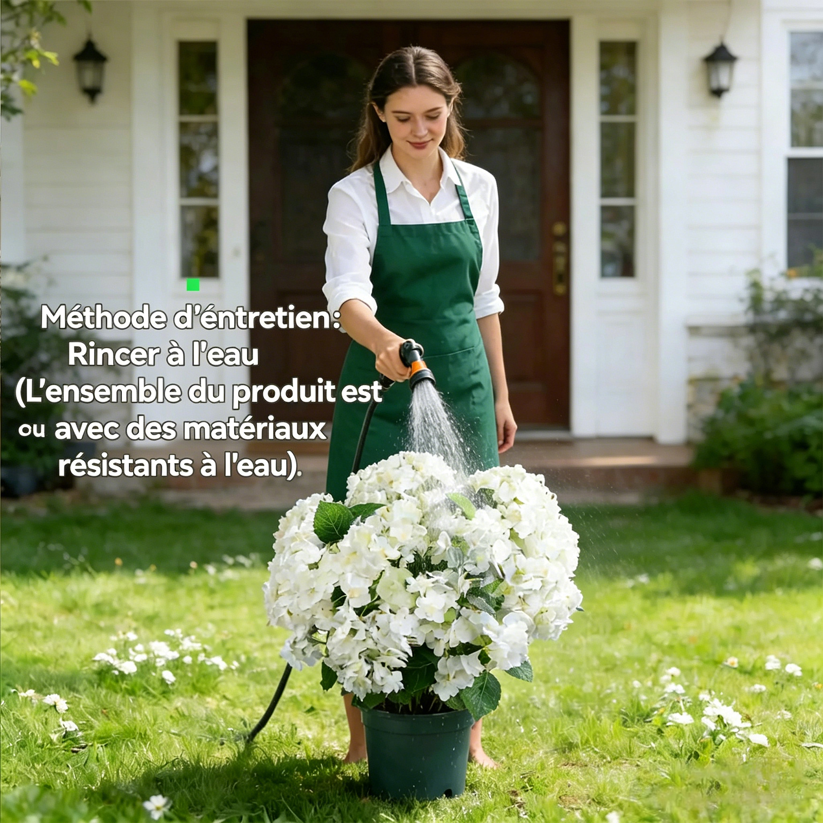 🔥Dernier jour – 70 % de réduction🔥 Fleurs artificielles d’hortensia pour l’extérieur – Résistantes aux UV, imperméables, résistantes au vent