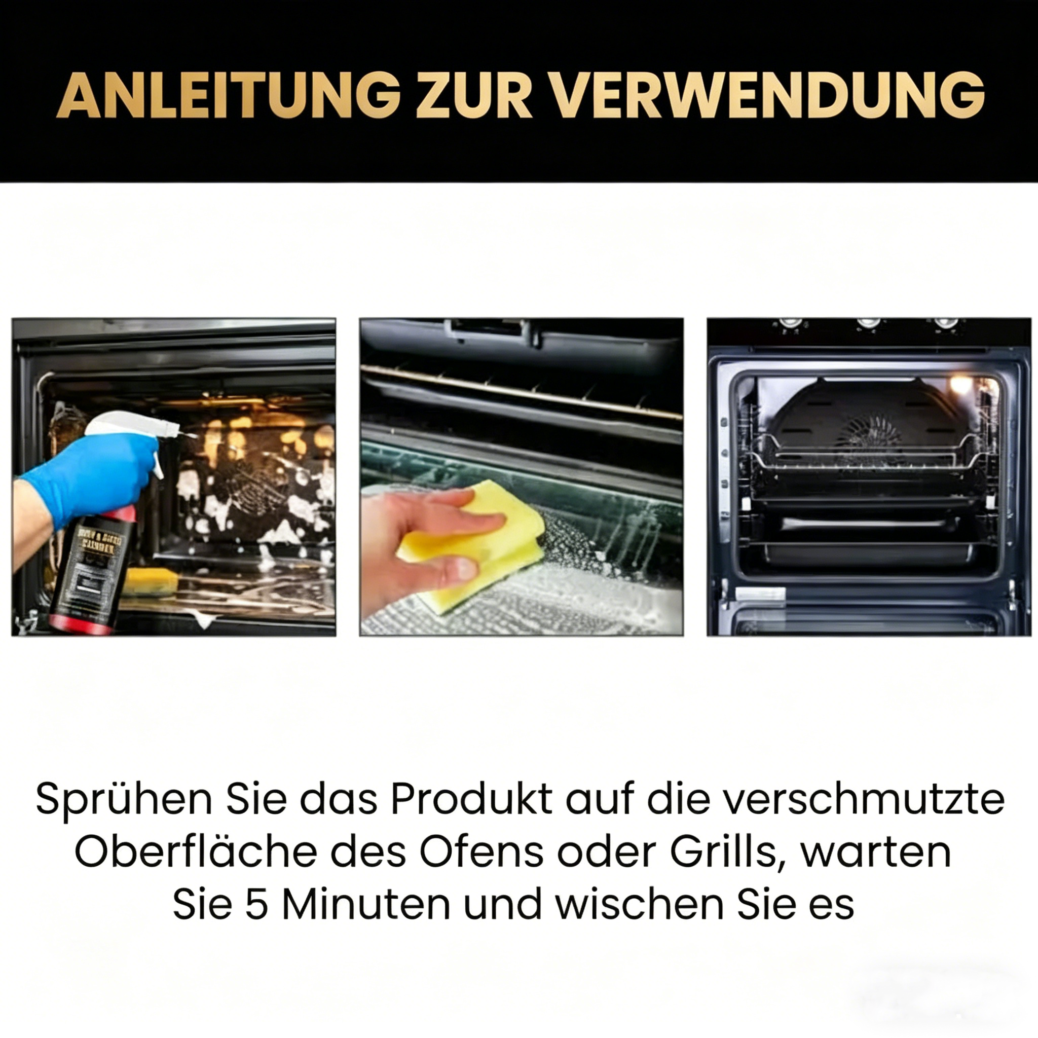 🧼 2 KAUFEN, 1 GRATIS! ✨ Ofen- und Grillreiniger-Spray