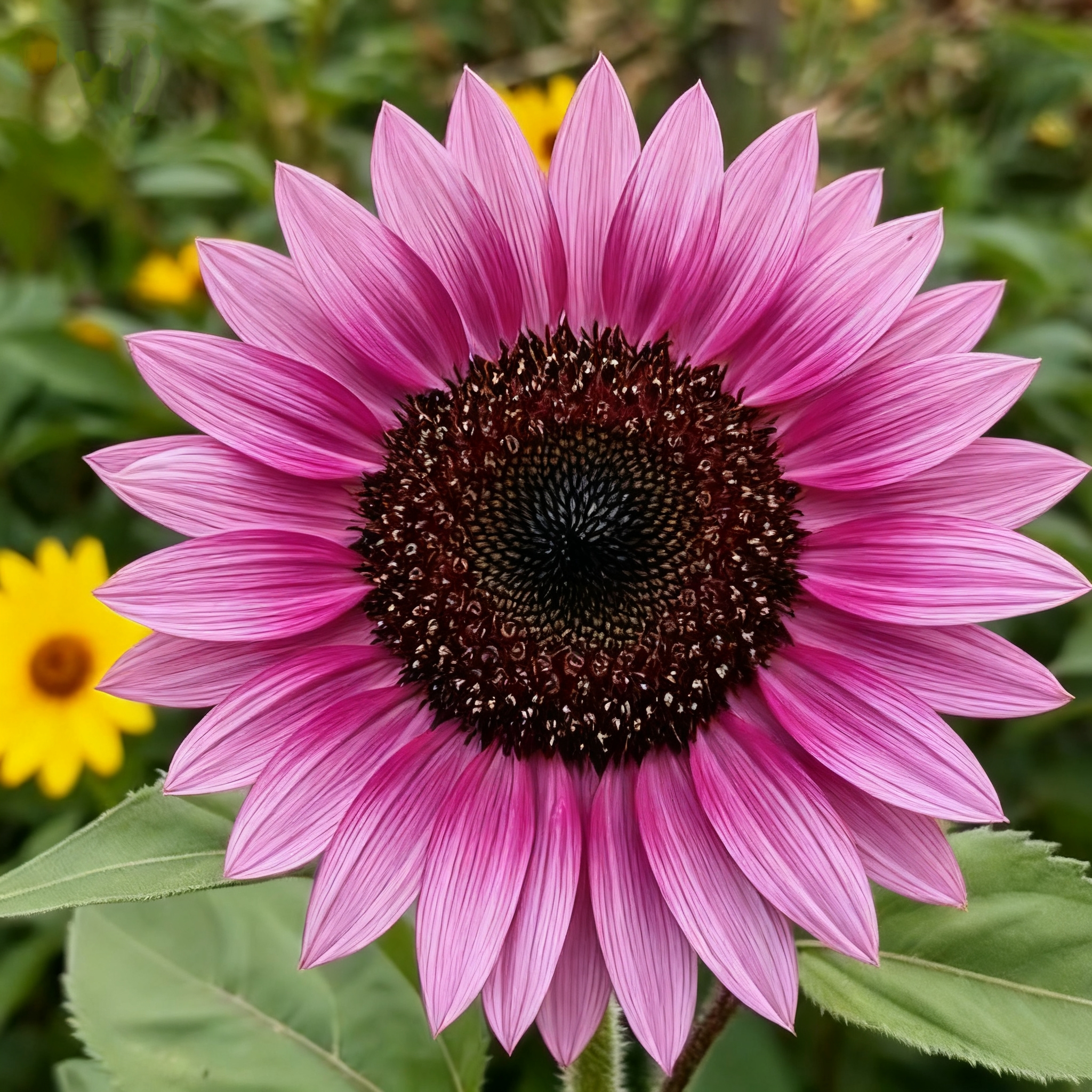 🌌🔥 Midnight Blaze Sunflower Seeds– The Rarest Sunflower You’ll Ever Grow! 🌻