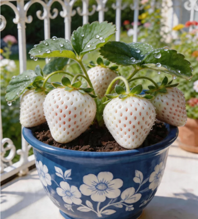 Scopri la Magia della Fragola Bianca Extra-Large🍓