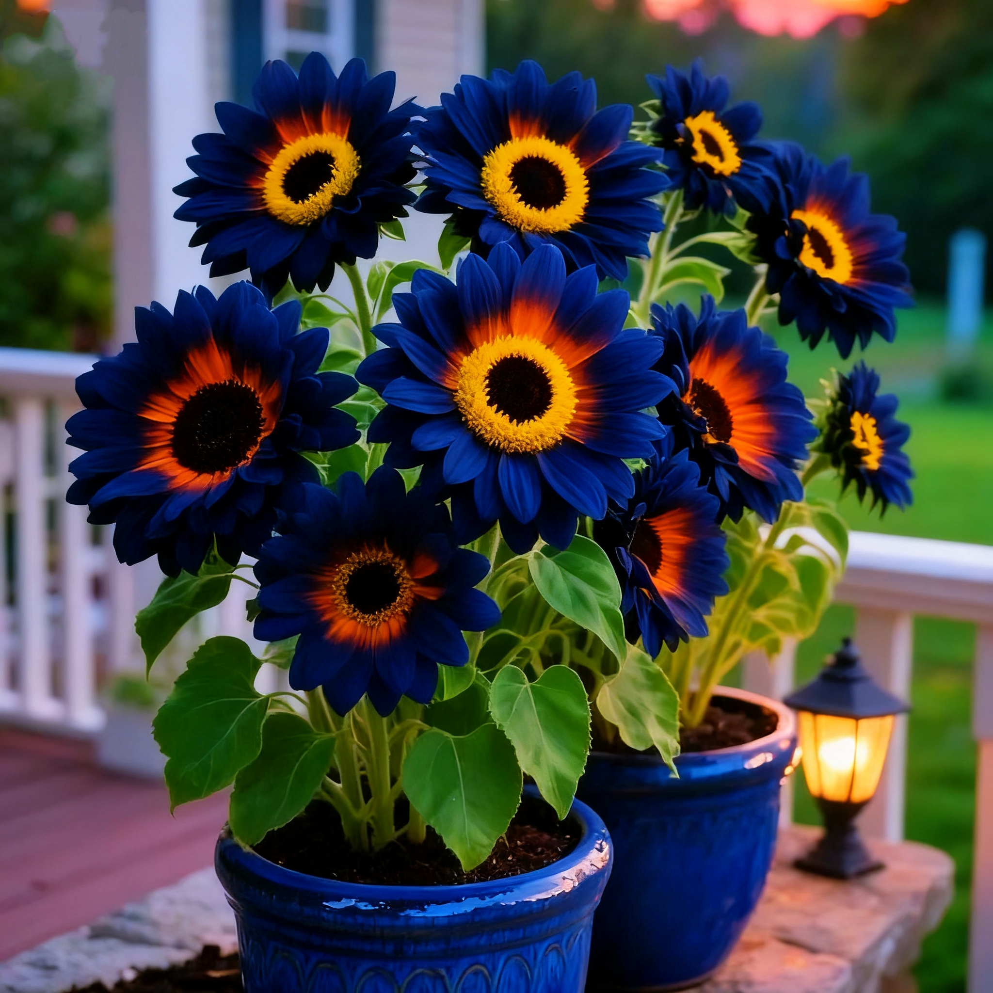 🌌🔥 Midnight Blaze Sunflower Seeds– The Rarest Sunflower You’ll Ever Grow! 🌻