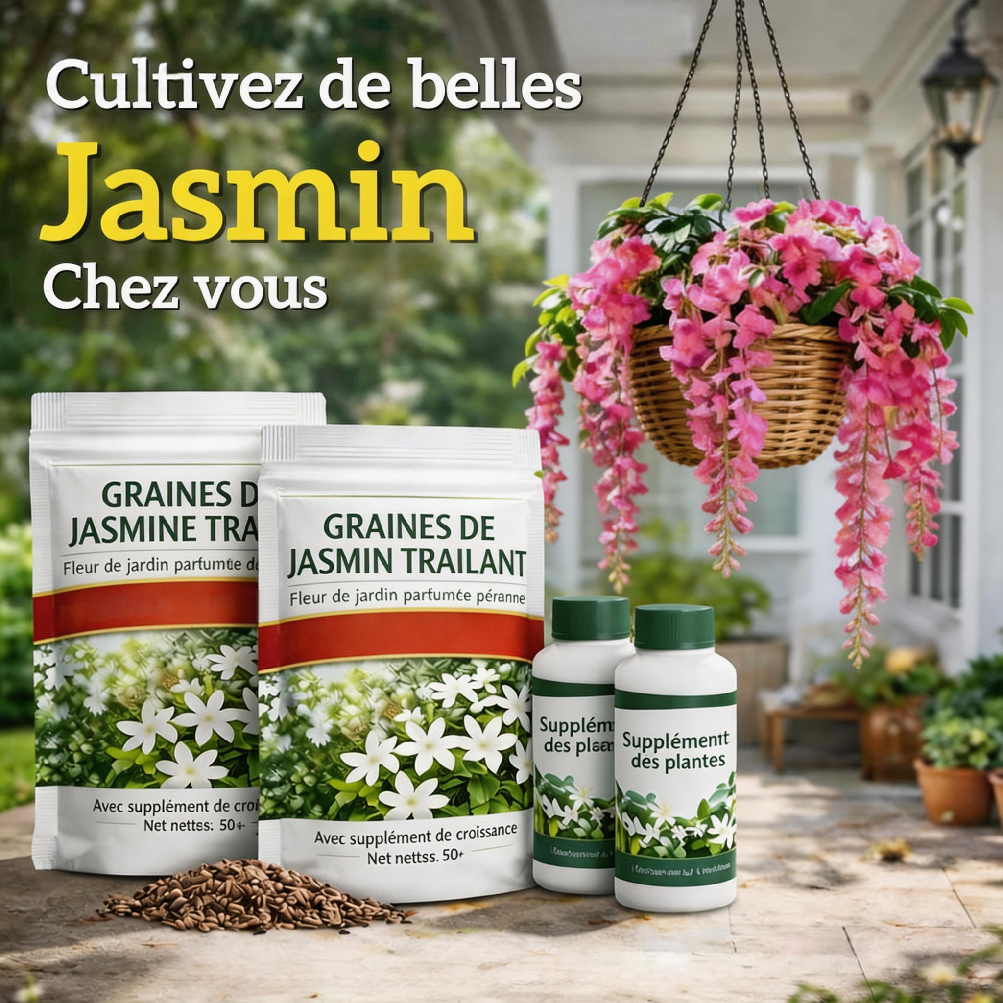 Jasmin Cascade « Symphonie florale »🌸