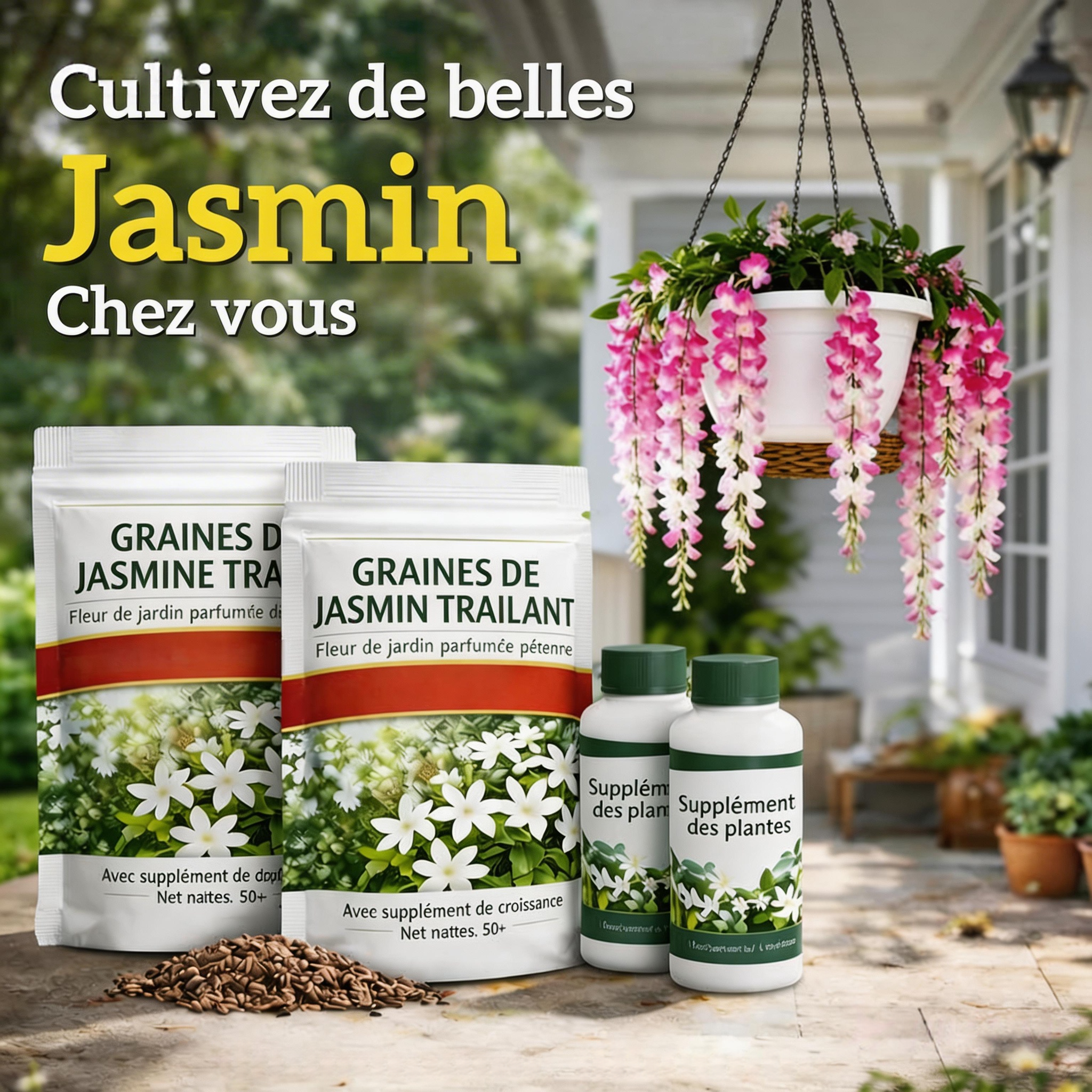 Jasmin Cascade « Symphonie florale »🌸