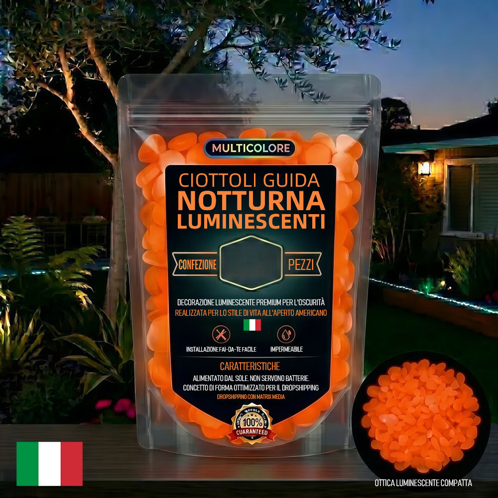 💥ULTIMO GIORNO DI SALDI CON IL 50% DI SCONTO💥🌈Pietre da giardino colorate che si illuminano al buio