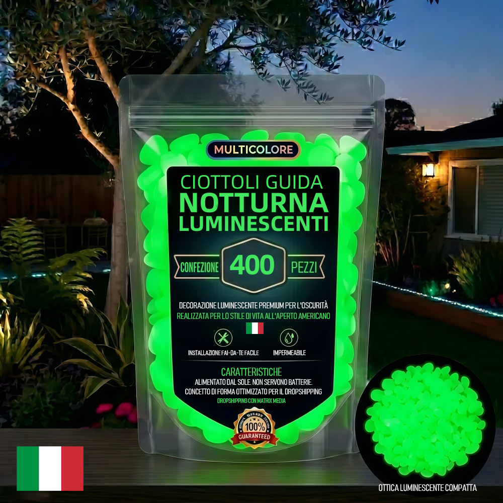 💥ULTIMO GIORNO DI SALDI CON IL 50% DI SCONTO💥🌈Pietre da giardino colorate che si illuminano al buio