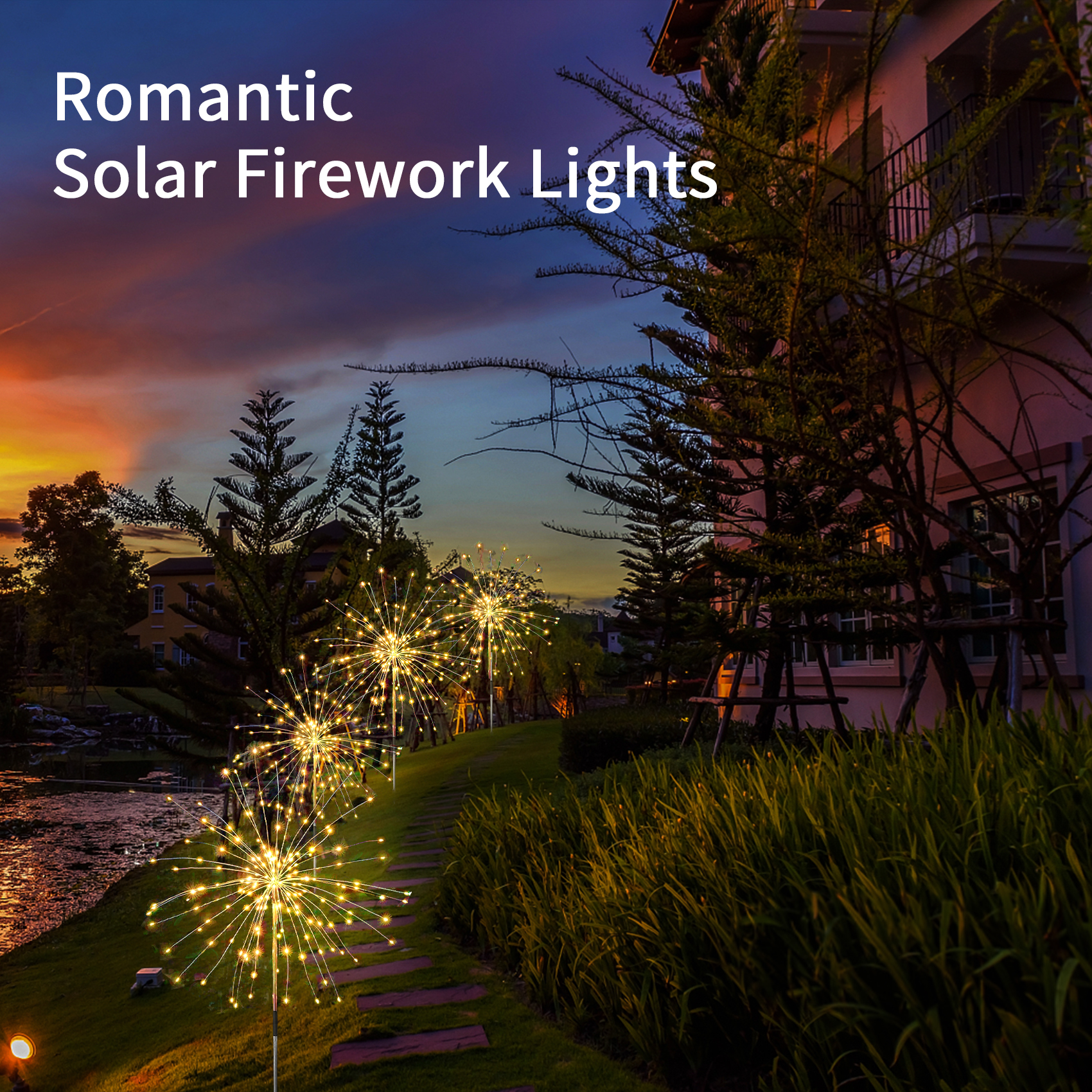 🔥Offerta imperdibile - Sconto del 49%🔥 Luci solari a forma di fuochi d'artificio ✨
