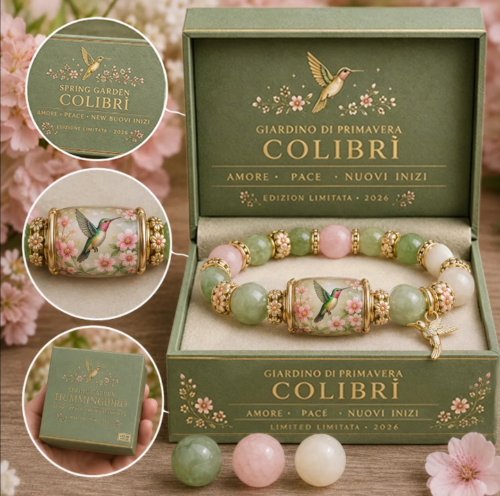🌿 Auguri di amore, pace e primavera 💖 | Braccialetto in edizione limitata 2026 – con confezione regalo inclusa