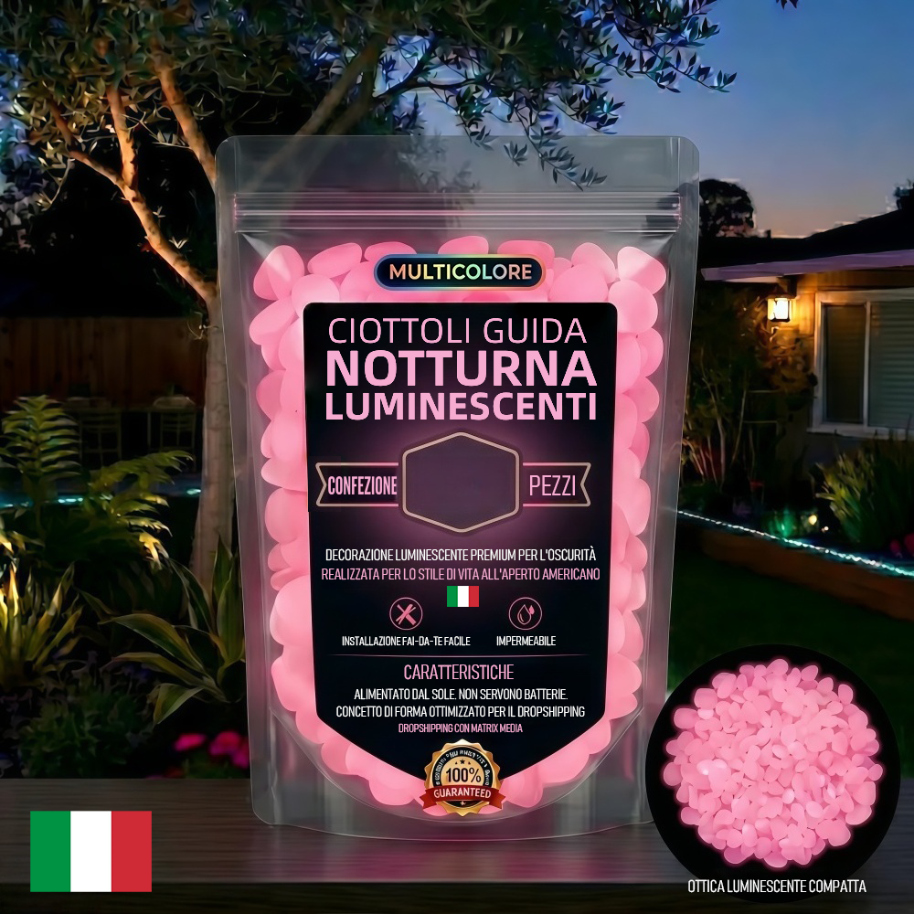 💥ULTIMO GIORNO DI SALDI CON IL 50% DI SCONTO💥🌈Pietre da giardino colorate che si illuminano al buio