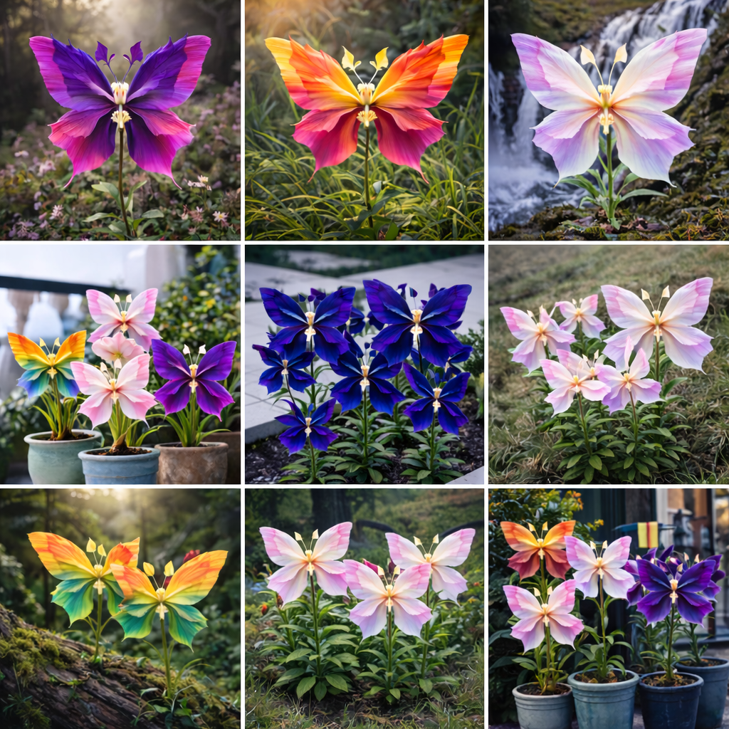 🦋Schmetterlingsspinnlilie-Samen – Elegante Blüten in Schmetterlingsflügelform für Ihren Garten