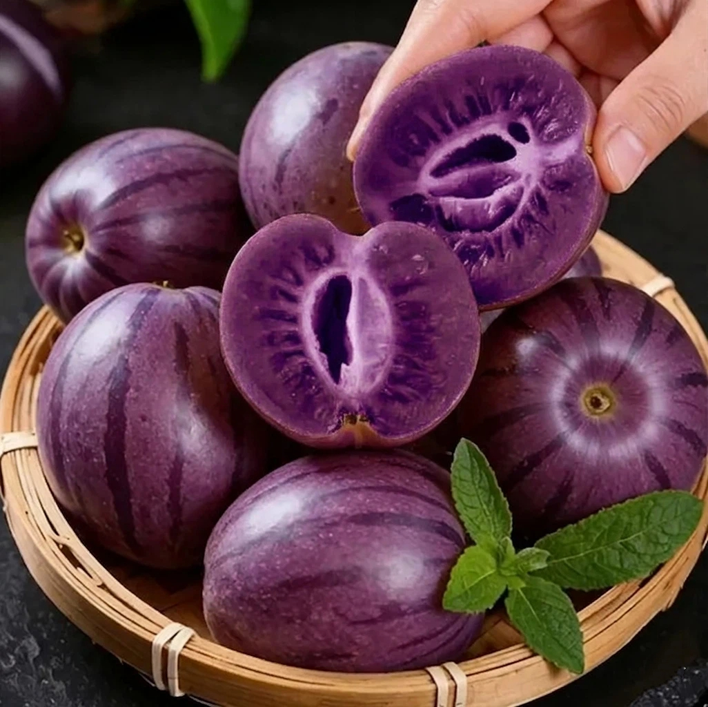 😋 Lila Pepino-Samen 💜 Süß, saftig & einfach anzubauen 🌱