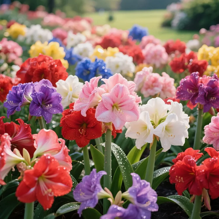 🌺 Bulbi di Amaryllis a Doppio Profumo — Fioritura in 40 Giorni