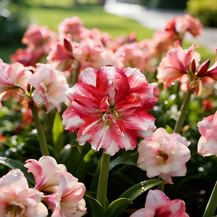 🌺 Bulbi di Amaryllis a Doppio Profumo — Fioritura in 40 Giorni