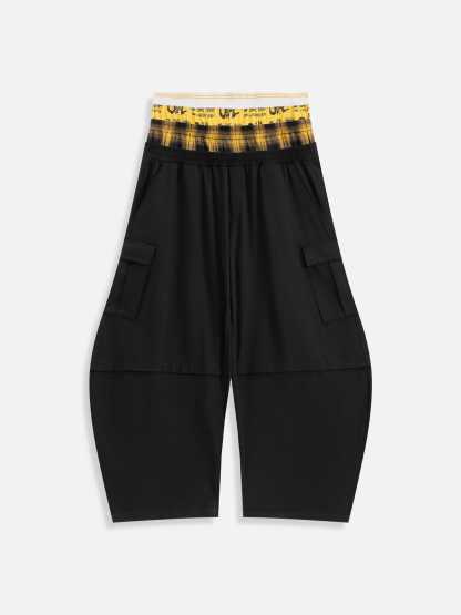  Triple Waist Super Baggy Barrel Pants