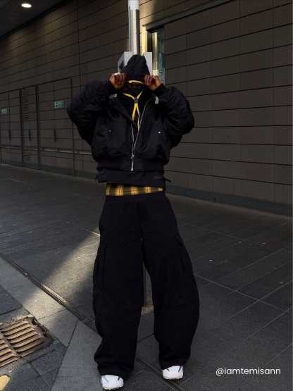  Triple Waist Super Baggy Barrel Pants