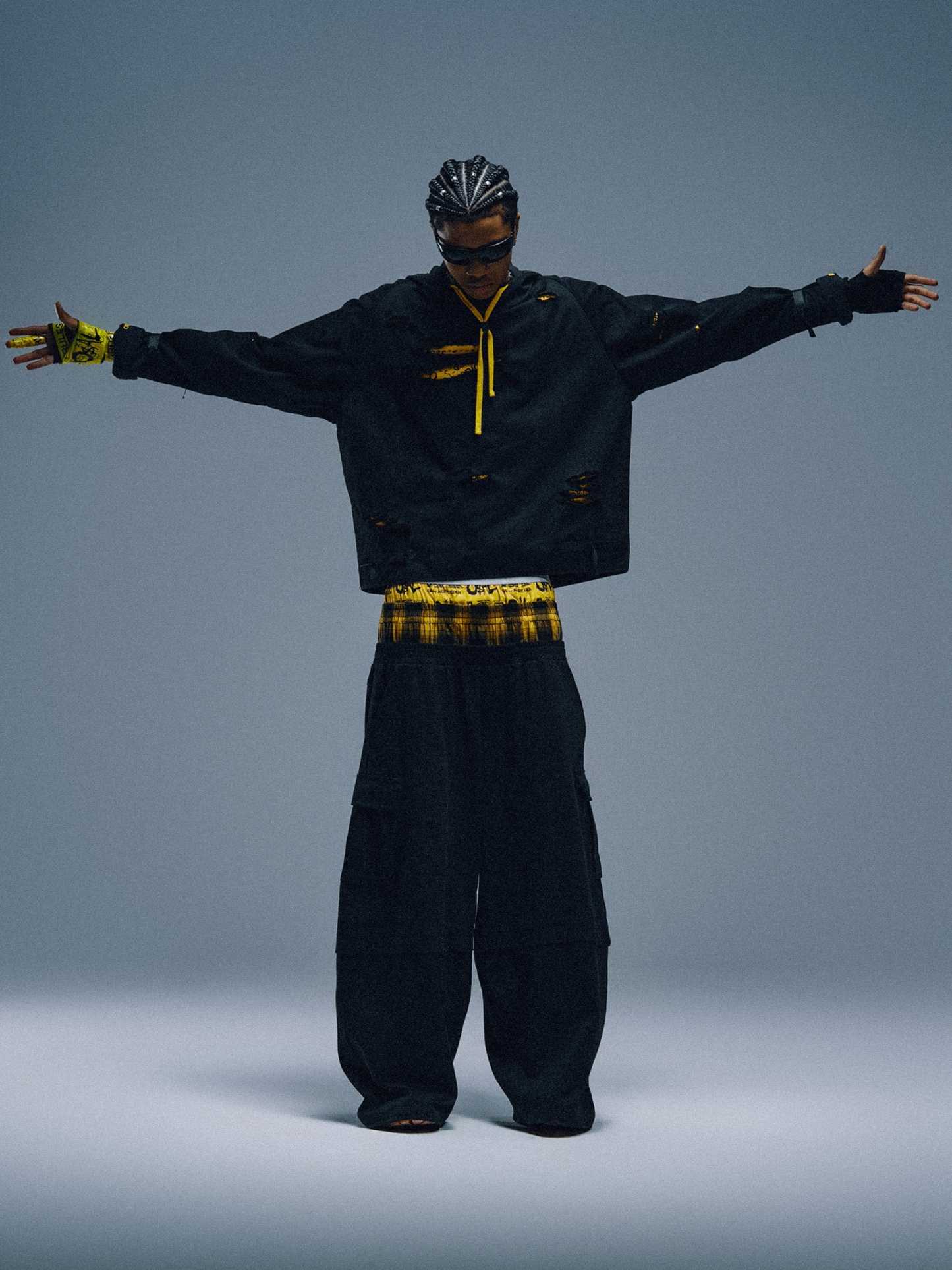  Triple Waist Super Baggy Barrel Pants