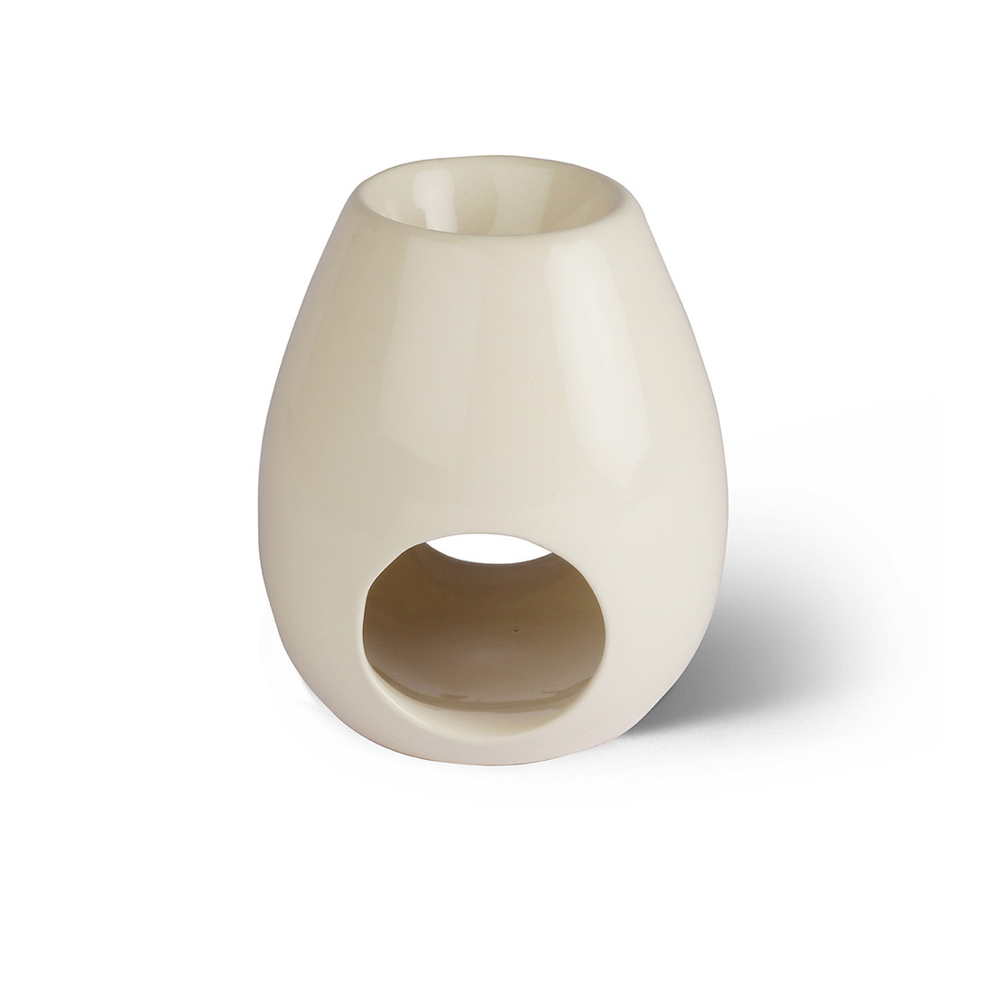 Brule-parfum céramique blanc