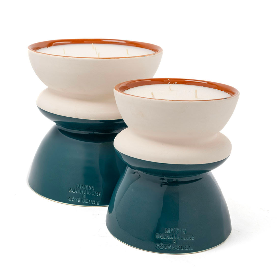 Bougie Tamtam - Bleu Sarah