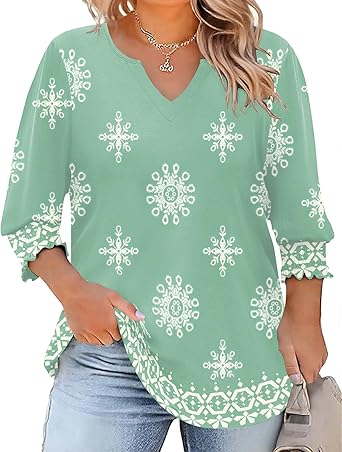 Women's Lapel Long Sleeve Trendy Blouses Beautiful Flower Colorful Shirts Casual Lightweight Loose Fit Comfy Top