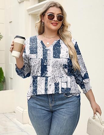 Women's Lapel Long Sleeve Trendy Blouses Beautiful Flower Colorful Shirts Casual Lightweight Loose Fit Comfy Top